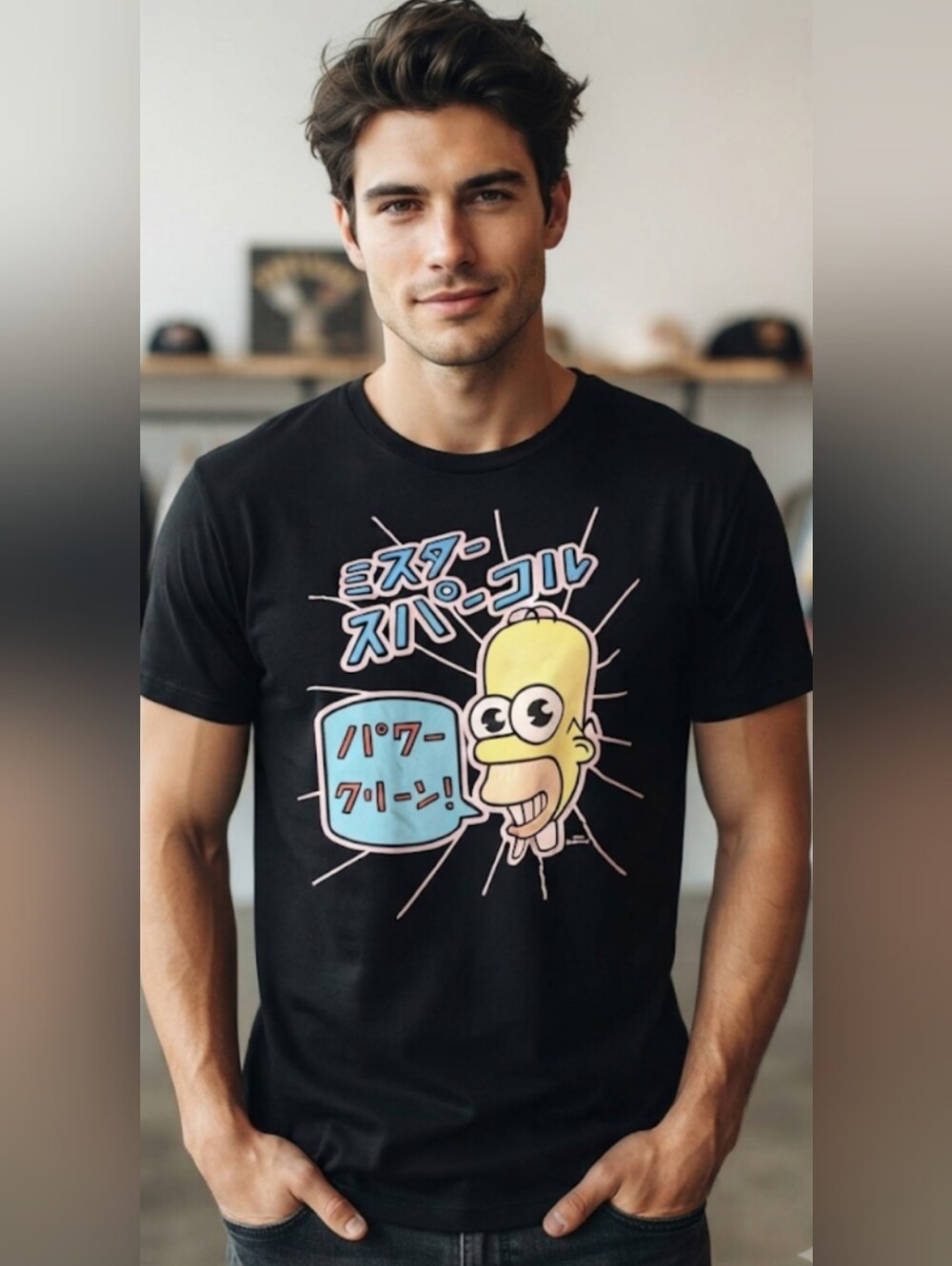 The Simpsons graphic tee